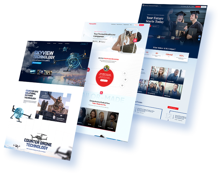 We design seamless and intuitive user experiences that keep your audience engaged and delighted. Every layout, element, and animation is crafted with precision to ensure usability, accessibility, and aesthetic harmony.